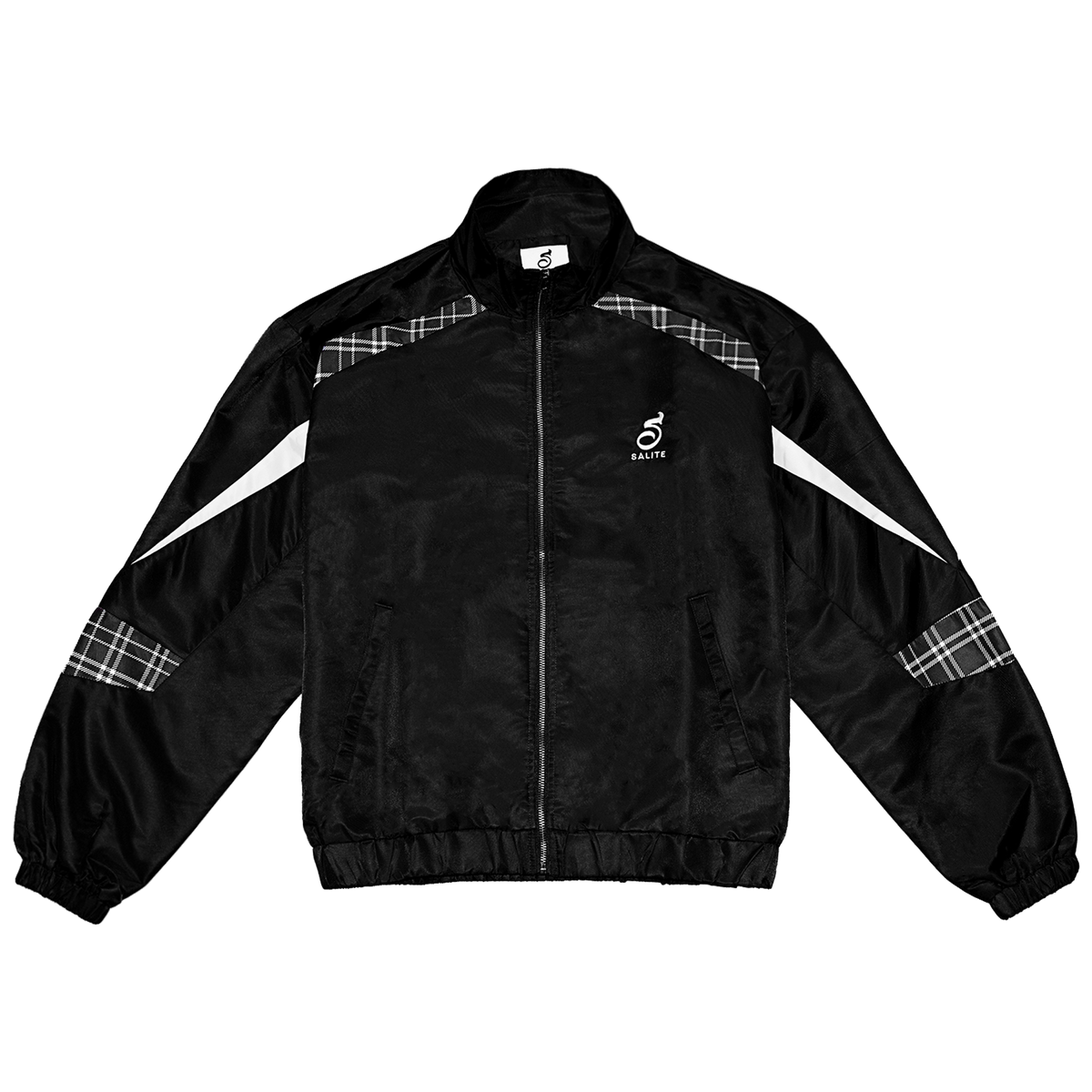 Nylon Tracksuit Jacket Black SALITE