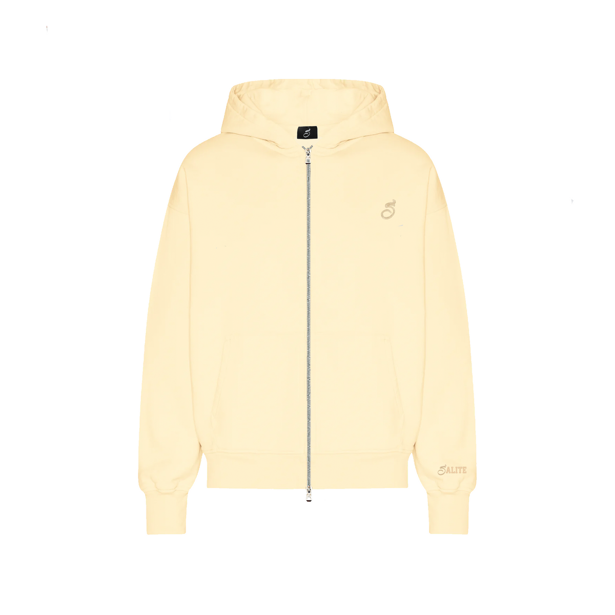 ZIP HOODIE BUTTER YELLOW