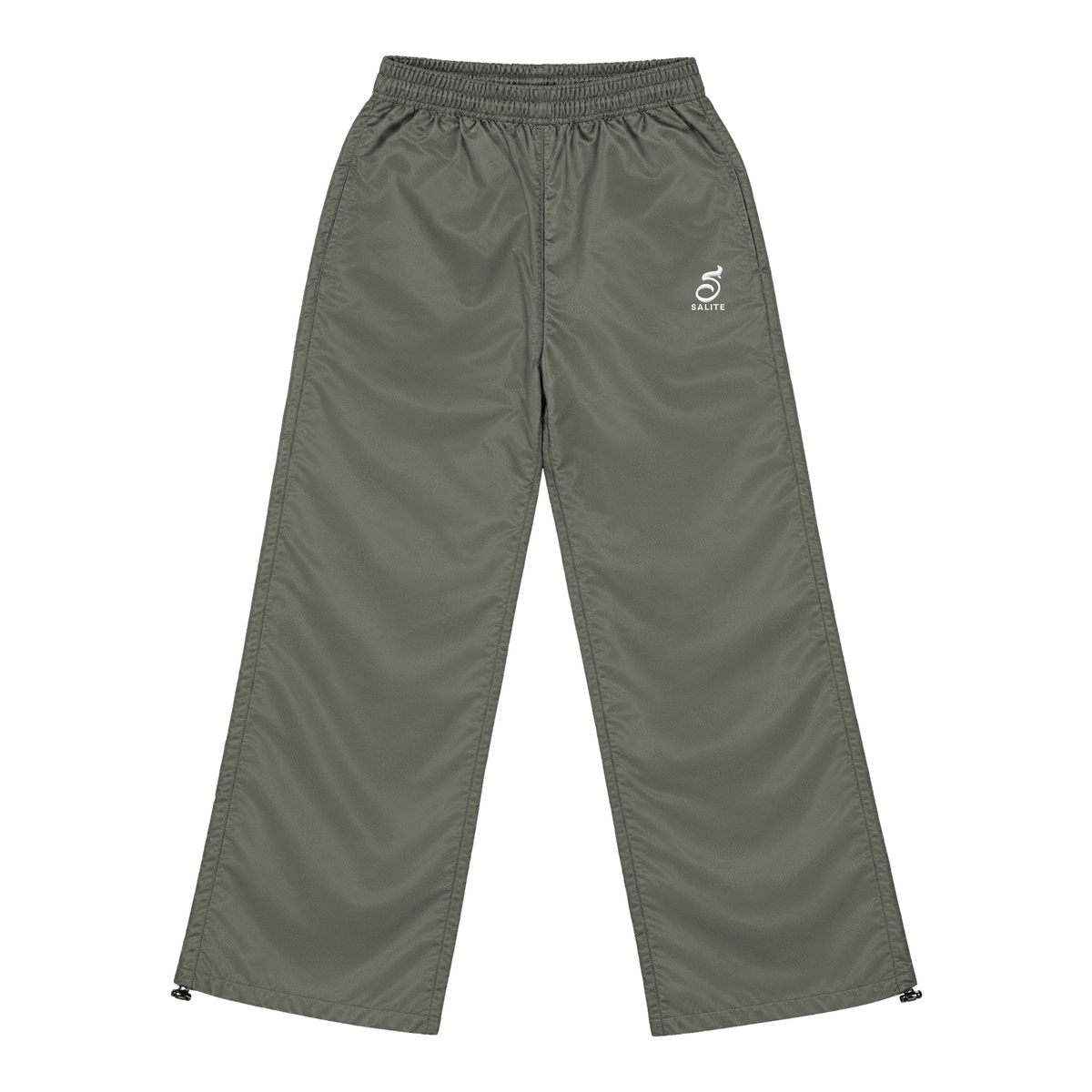 NYLON TRACKPANTS OLIVE
