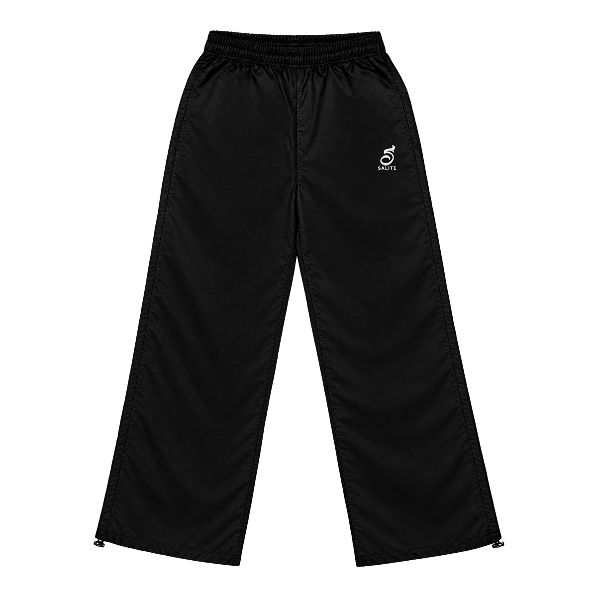 NYLON TRACKPANTS BLACK