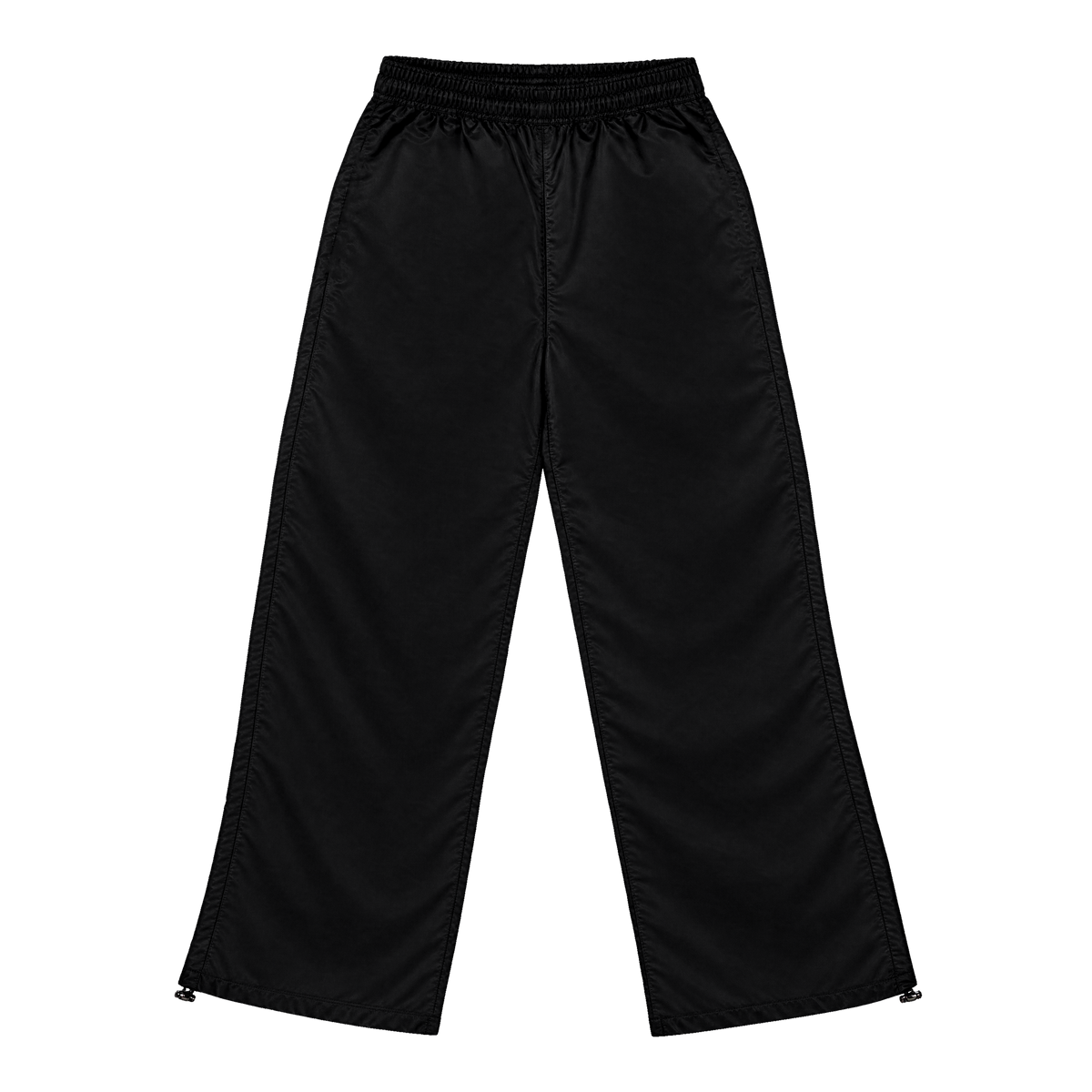 NYLON TRACKPANTS BLACK