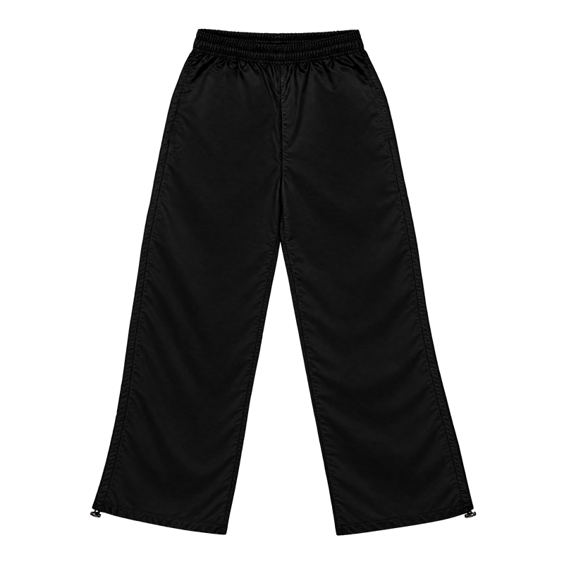 NYLON TRACKPANTS BLACK
