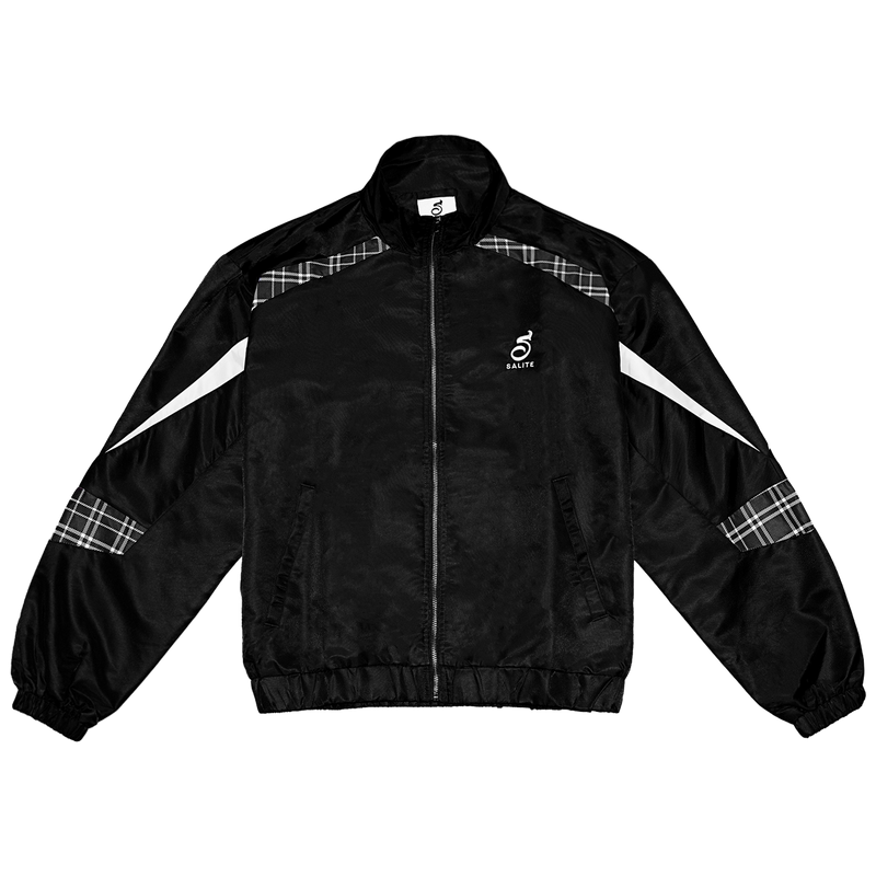 Nylon Tracksuit Jacket Black SALITE