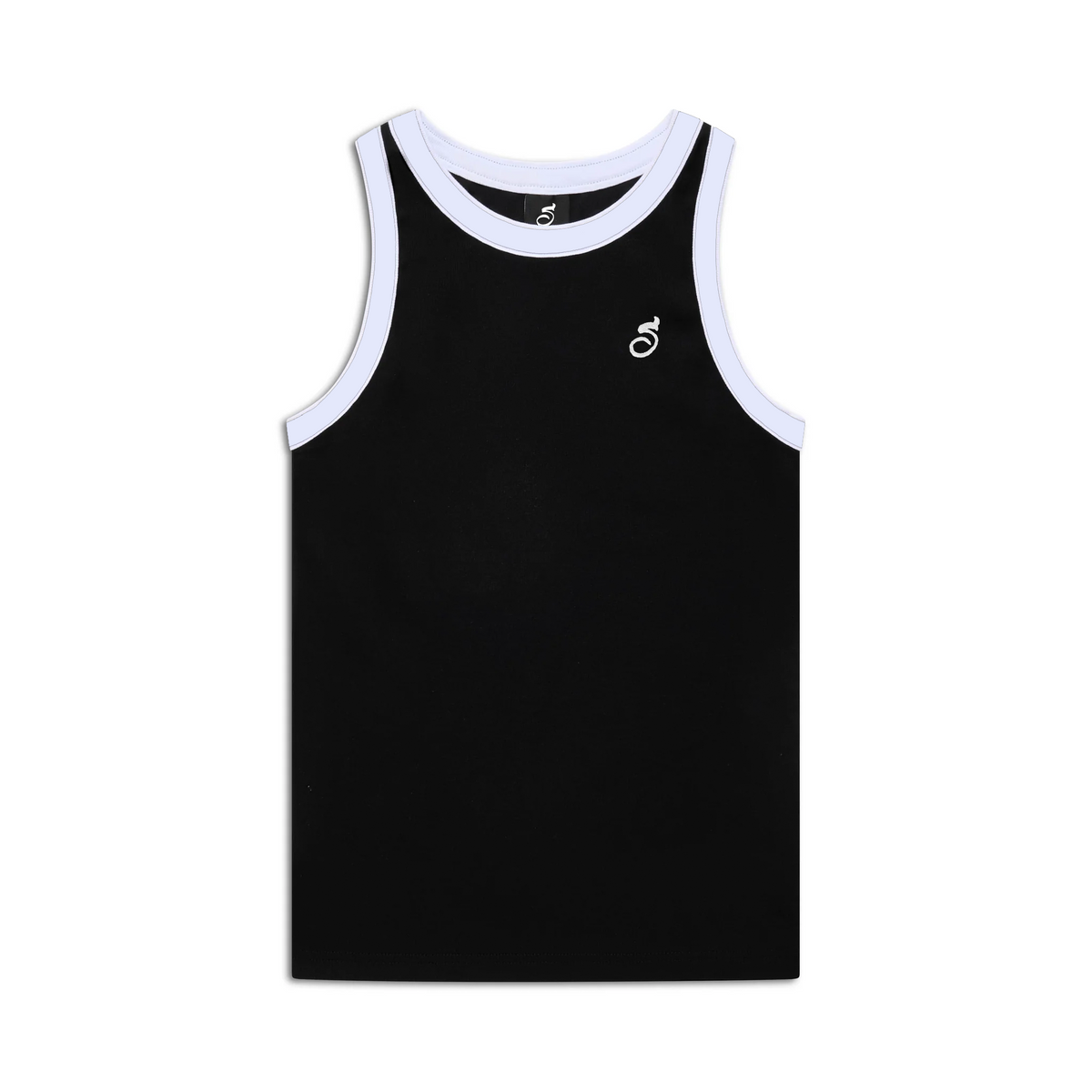 TANK TOP BLACK ON WHITE