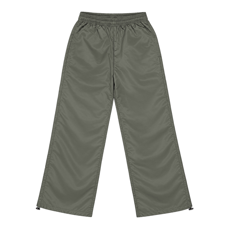 NYLON TRACKPANTS OLIVE