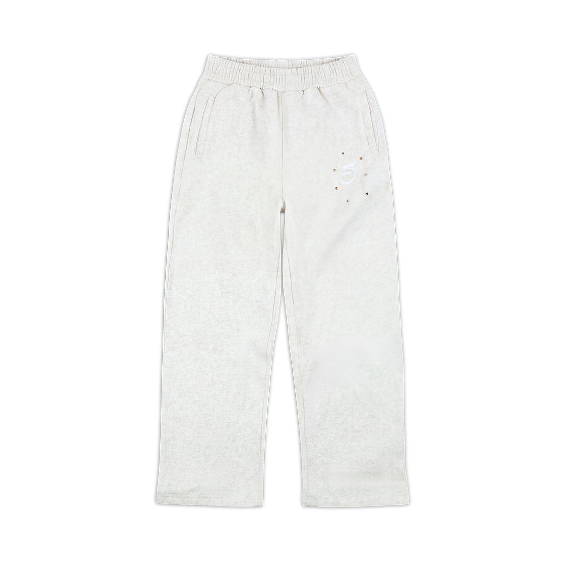 OPEN LEG JOGGER GREY