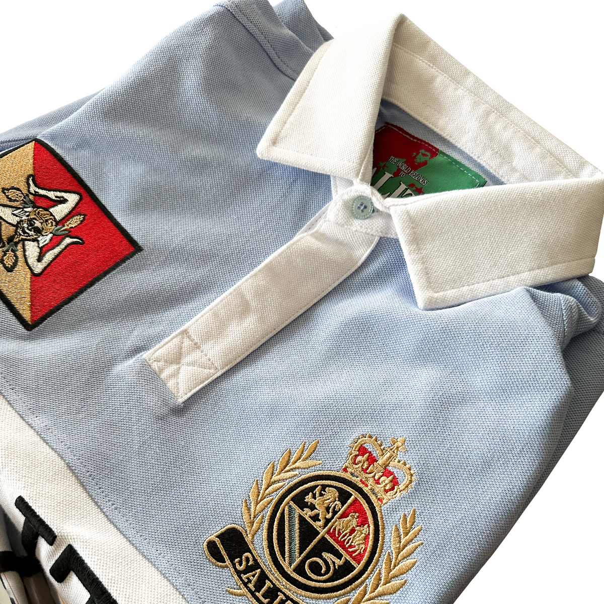 SALITE POLO SICILY VINTAGE BLUE