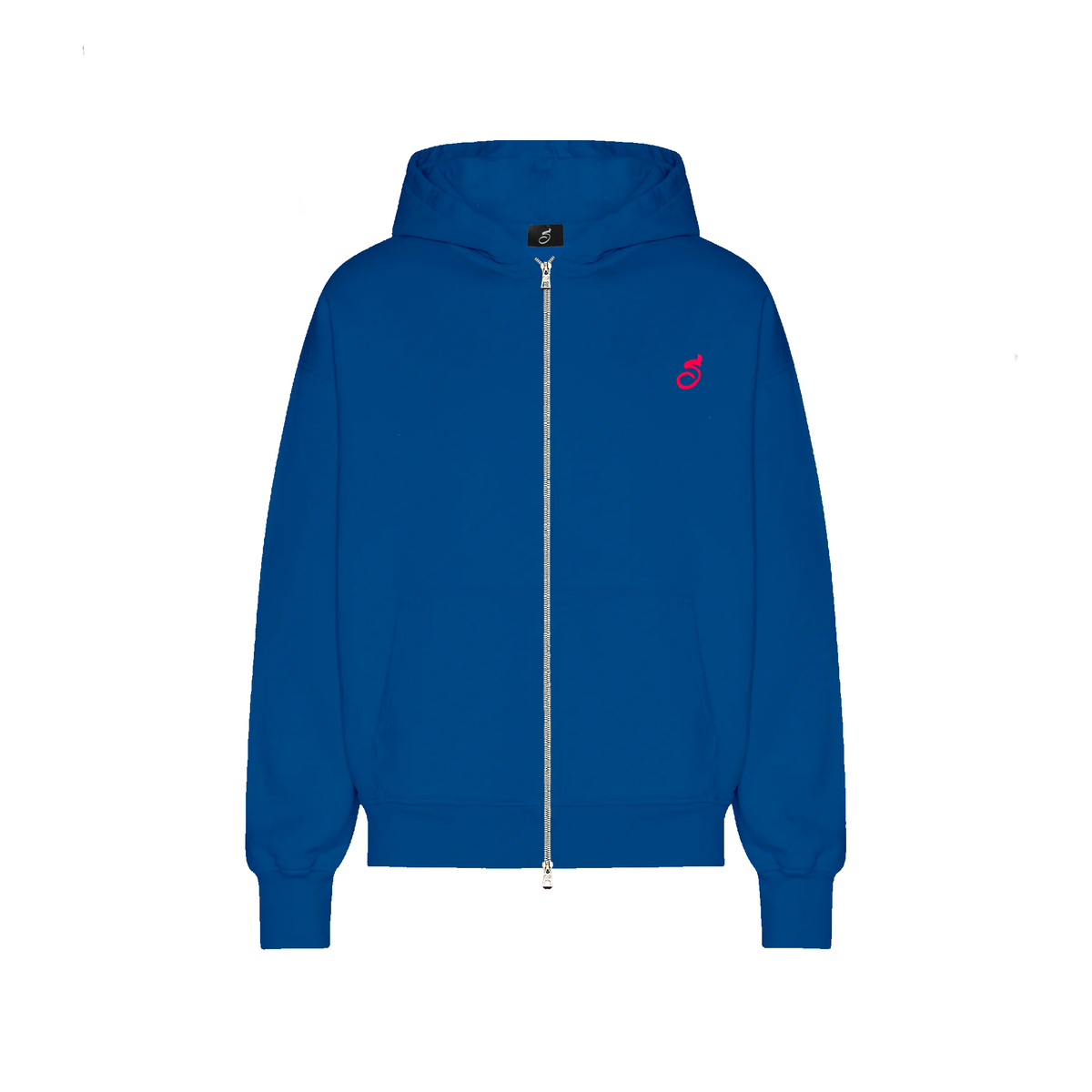 ZIP HOODIE NAVY BLUE